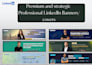 design premium and professional linkedin background banner